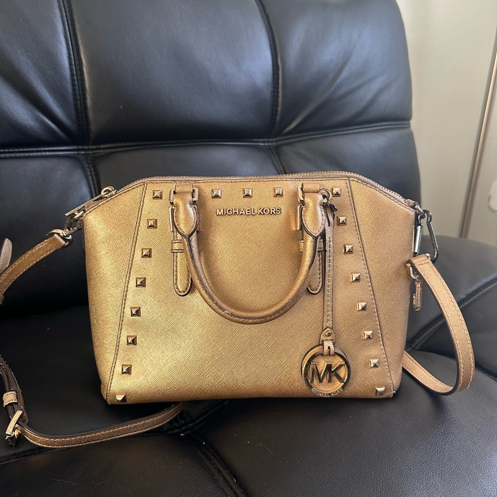 Original Michael Kors golden bag